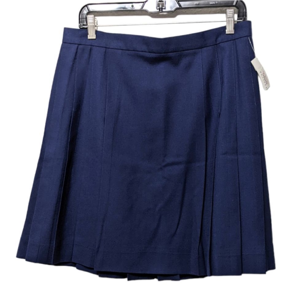 NWT TALBOTS Petites Worsted Wool Pleated Skirt 16P - Picture 6 of 6